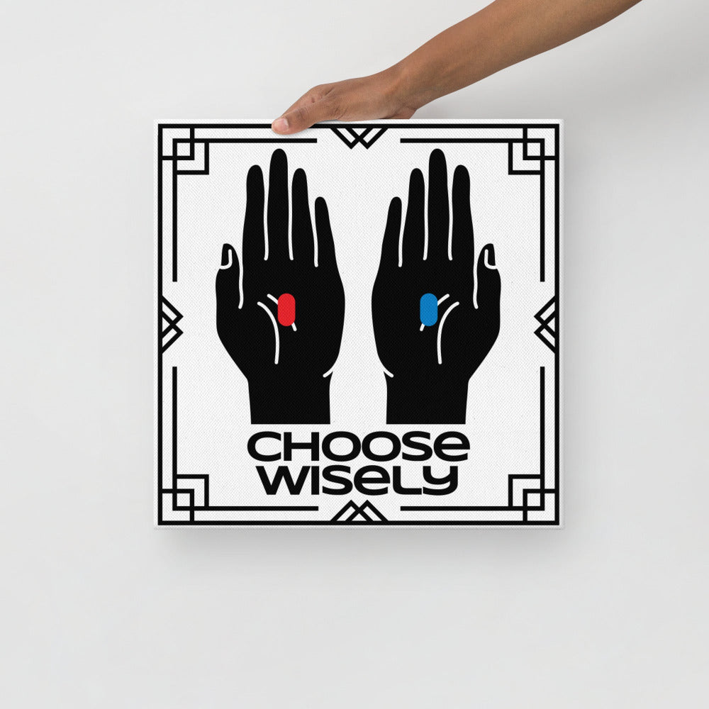 The Matrix-Choose Wisely Canvas Print-https://ascensionemporium.net